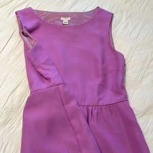 J.Crew lilac size 10 crêpe dress with pockets